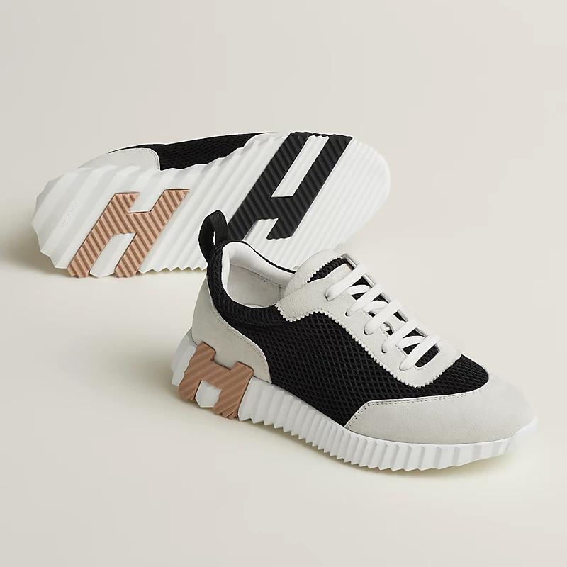 Giày Hermes Bouncing Sneaker Nữ Trắng Đen